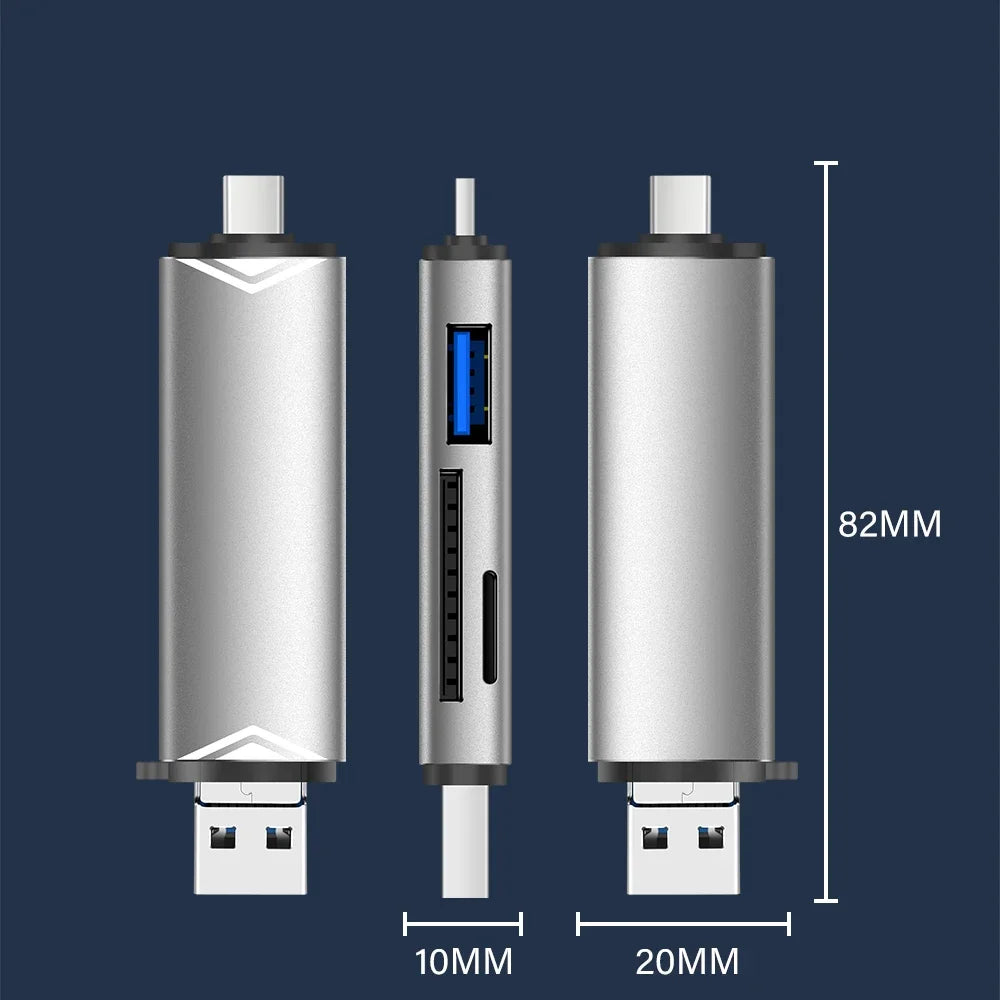 1Key 6 in 1 (SD) Card Reader